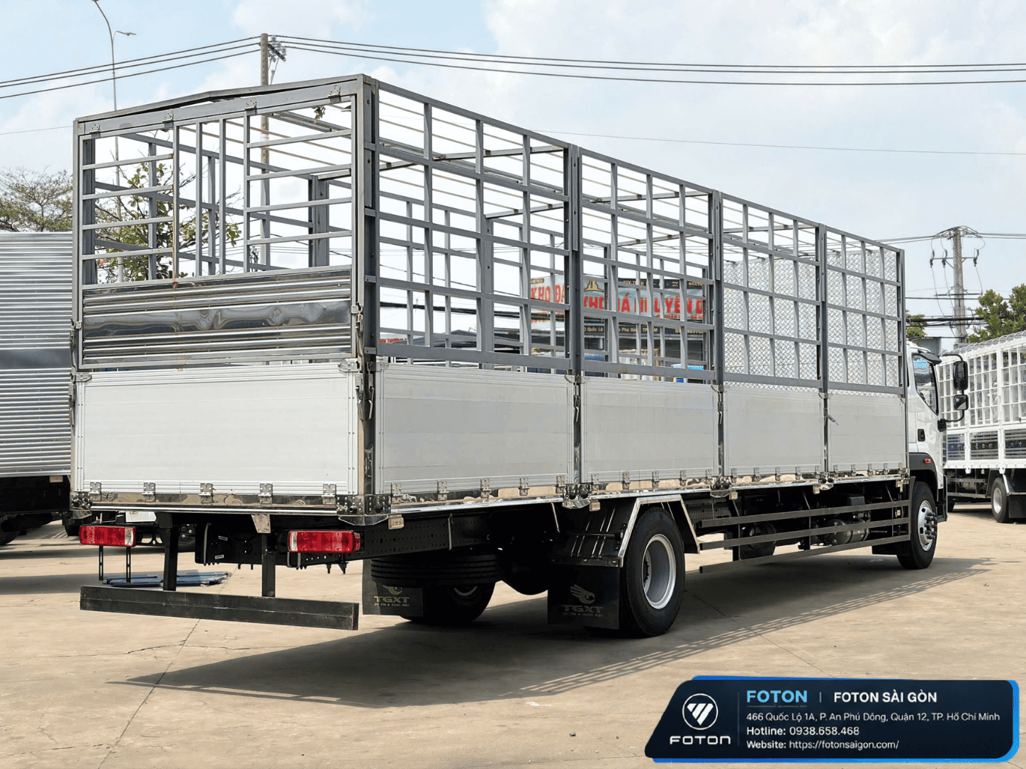 XE TẢI FOTON AUMAN 14 TẤN THÙNG NHÔM DÀI 9M9